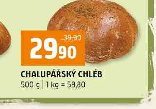 CHALUPÁŘSKÝ CHLÉB 500 g