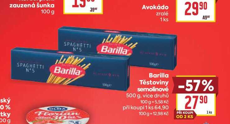 Barilla Těstoviny semolinové 500 g