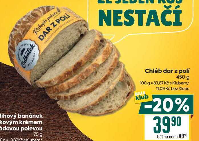 Chléb dar z polí 450 g 