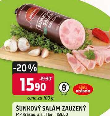 ŠUNKOVÝ SALÁM ZAUZENÝ 100g