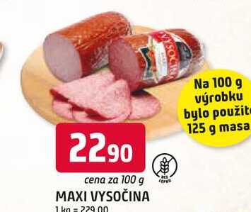 MAXI VYSOČINA 100g