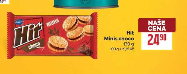 Hit Minis choco 130 g 