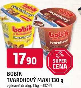 BOBÍK TVAROHOVÝ MAXI 130 g 
