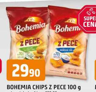 BOHEMIA CHIPS Z PECE 100 g 