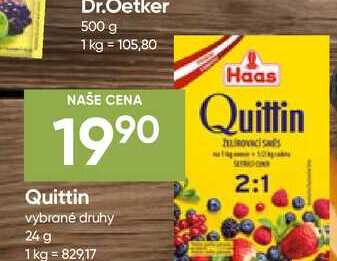 Quittin vybrané druhy 24 g 