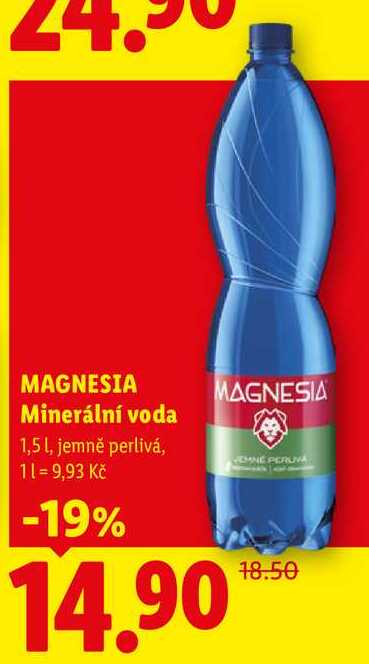 MAGNESIA Minerální voda, 1,5 l