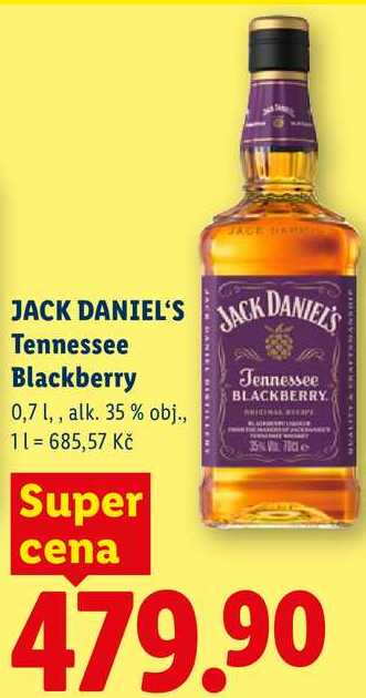 JACK DANIEL'S Tennessee Blackberry, 0,7 l 