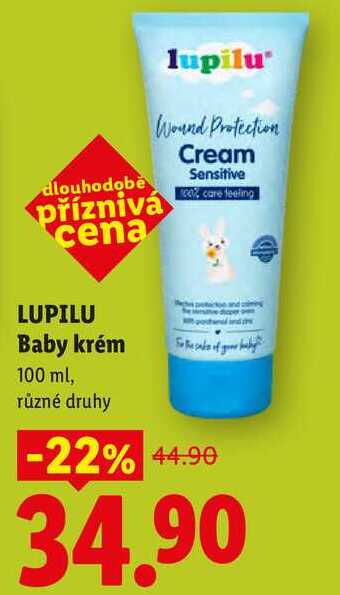 LUPILU Baby krém, 100 ml 