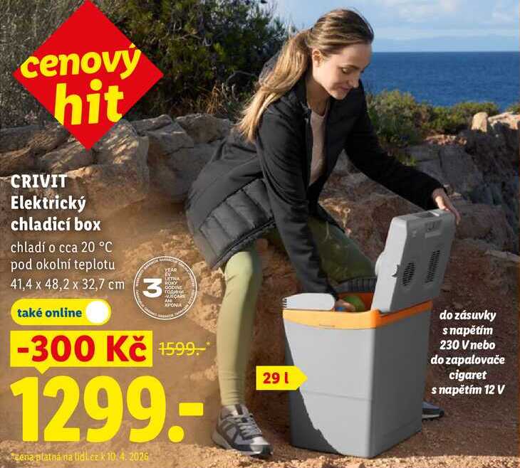 CRIVIT Elektrický chladicí box