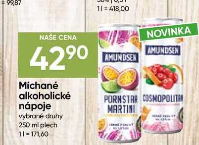 Amundsen Míchané alkoholické nápoje vybrané druhy 250 ml plech 