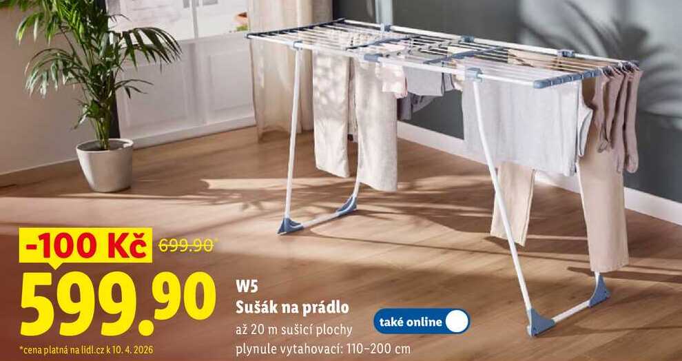 W5 Sušák na prádlo 