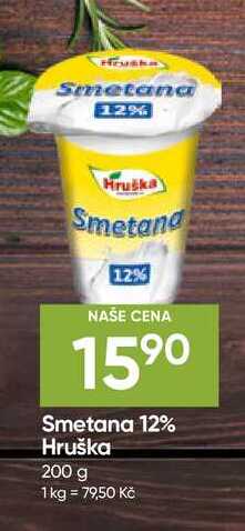 Hruška Smetana 12% 200 g 