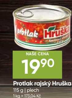 Hruška Protlak rajský 115 g plech 