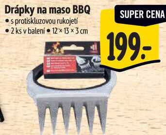 Drápky na maso BBQ, 2 ks 