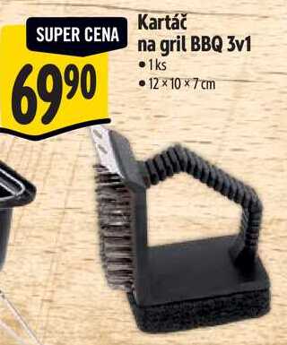 Kartáč na gril BBQ 3v1 