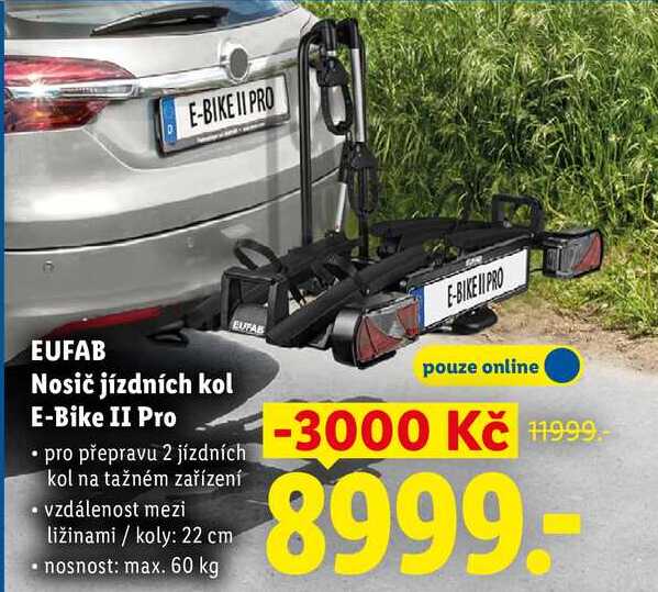 EUFAB Nosič jízdních kol E-Bike II Pro  