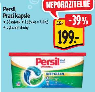 Persil Prací kapsle, 28 dávek 