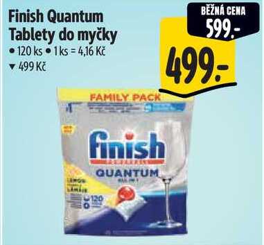 Finish Quantum Tablety do myčky, 120 ks  