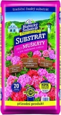 Hoštický Substrát pro muškáty a jiné balkónové rostliny