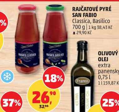 RAJČATOVÉ PYRÉ SAN FABIO, 700 g