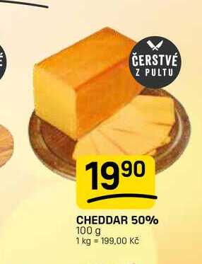 CHEDDAR 50% 100 g 