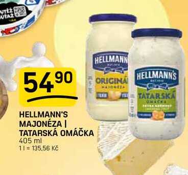 HELLMANN'S MAJONÉZA | TATARSKÁ OMÁČKA 405 ml