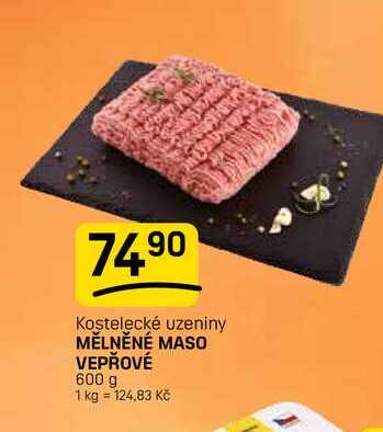 MĚLNĚNÉ MASO VEPŘOVÉ 600 g 