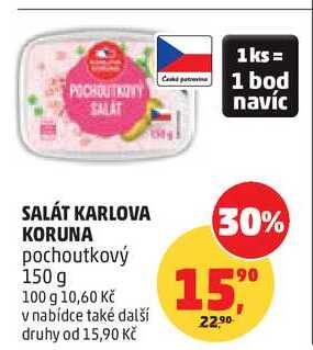 SALÁT KARLOVA KORUNA pochoutkový, 150 g
