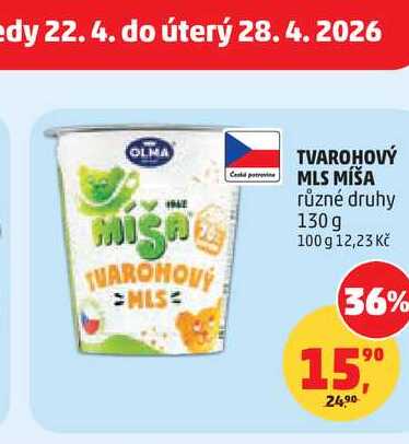 TVAROHOVÝ MLS MIŠA, 130 g