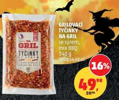 GRILOVACÍ TYČINKY NA GRIL, 340 g