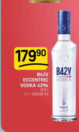 B42V ECCENTRIC VODKA 42% 0,5l