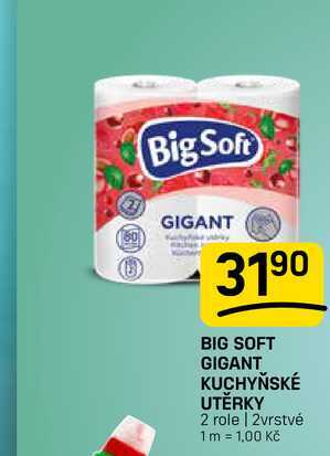 BIG SOFT GIGANT KUCHYŇSKÉ UTĚRKY 2 role 