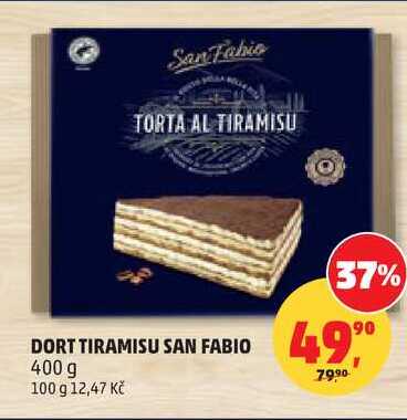 DORT TIRAMISU SAN FABIO, 400 g 