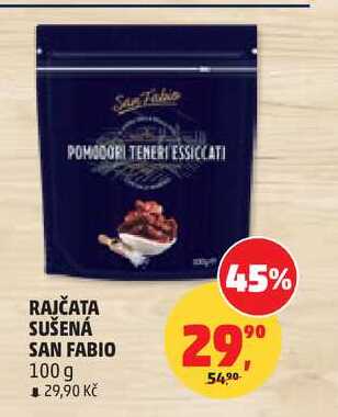RAJČATA SUŠENÁ SAN FABIO, 100 g 