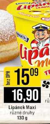 Lipánek Maxi různé druhy 130 g 