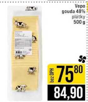 Vepo gouda 48% plátky 500 g