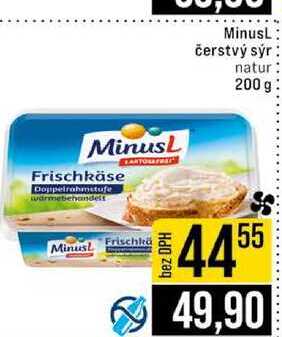 MinusL čerstvý sýr natur 200 g