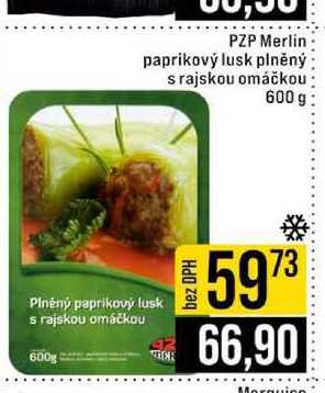 PZP Merlin paprikový lusk plněný srajskou omáčkou 600 g