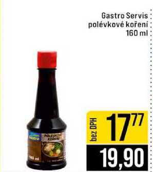 Gastro Servis polévkové koření 160 ml 