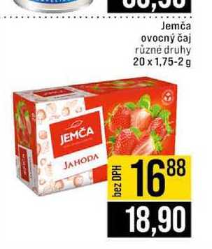 Jemča ovocný čaj různé druhy 20 x 1,75-2 g 