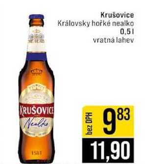 Krušovice Královsky hořké nealko 0,5l