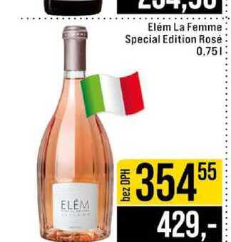Elém La Femme Special Edition Rosé 0,75l