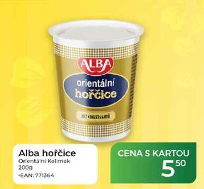 Alba hořčice Orientálni Kelímek 200g 