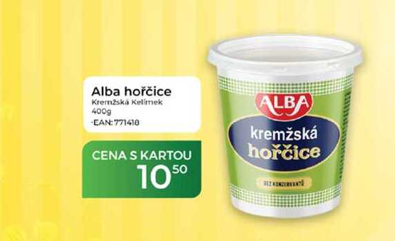 Alba hořčice Kremžská Kelímek 400g 