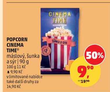 POPCORN CINEMA TIME, 90 g