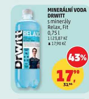 MINERÁLNÍ VODA DRWITT, 0,75 l