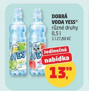DOBRÁ VODA YESS, 0,5 l