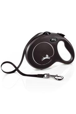 Vodítko Flexi Classic L pásek 8m/50kg černá new