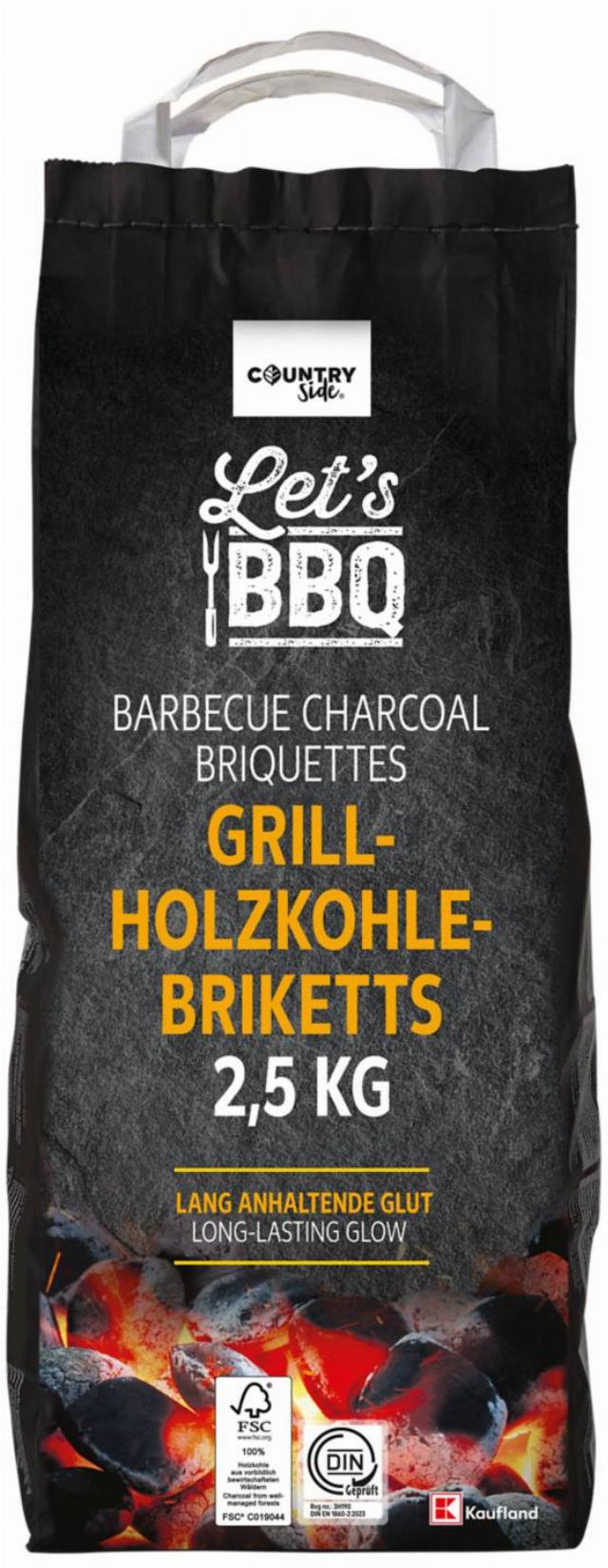 COUNTRYSIDE Dřevěné brikety 2,5 kg