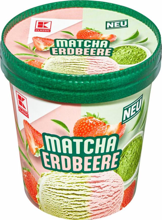K-CLASSIC Matcha zmrzlina jahoda